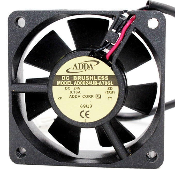 ADDA AD0624UB-A70GL 24V 0.16A 2wires Cooling Fan ADDA AD0624UB-A70GL 24V 0.16A 2wires Cooling Fan